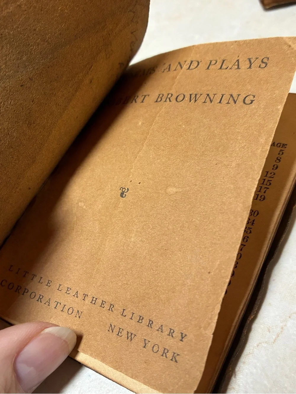 2 Antique Pocket Poetry Books -